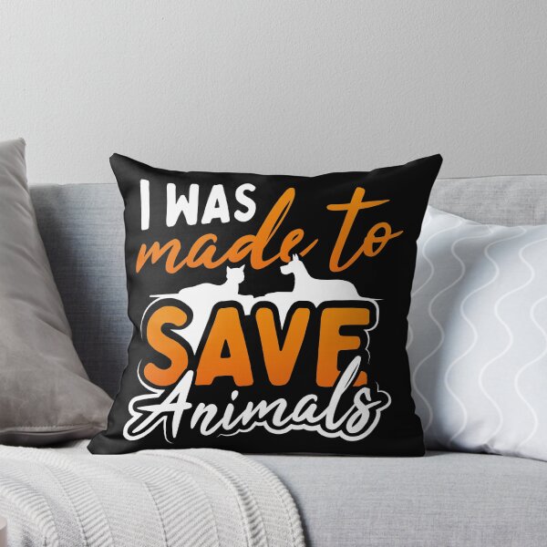 Item preview, I Was Made to Save Animals designed and sold by juniperdesign.