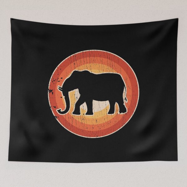Item preview, Elephant Retro Sunset Vintage 60s 70s Shirt for Men Women Boys Girls Kids Animal Lovers Gift designed and sold by LiqueGifts.