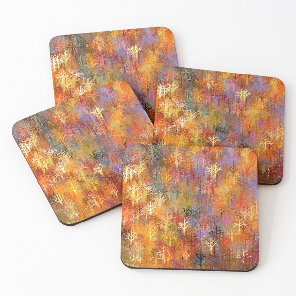 Item preview, Rustic forest trees line designed and sold by Red Witch Art.