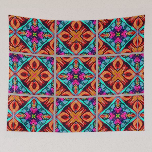 Item preview, Multicolor Nine Tile Mosaic designed and sold by DVanSiceartist.
