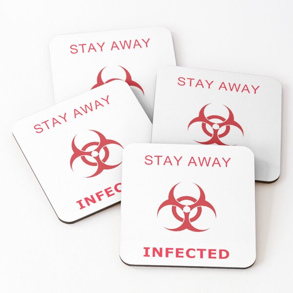 Item preview, Stay Away - Infected - Coronavirus / Pandemic / Epidemic designed and sold by xydreen.