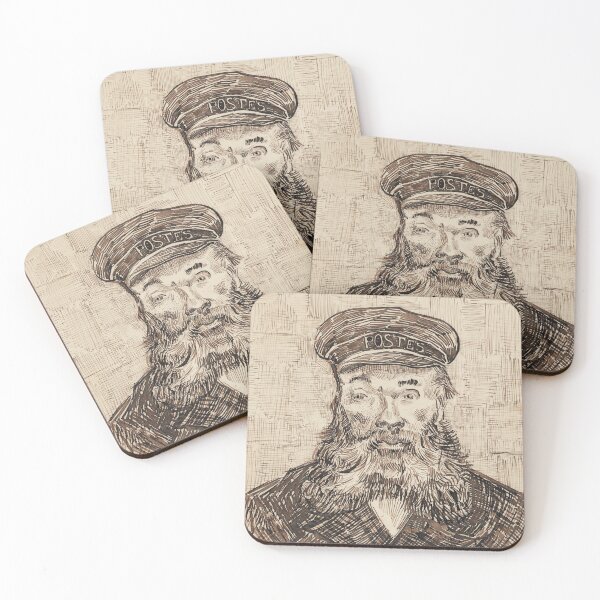 Item preview, Van Gogh Postman Drawing designed and sold by VintageArchive.
