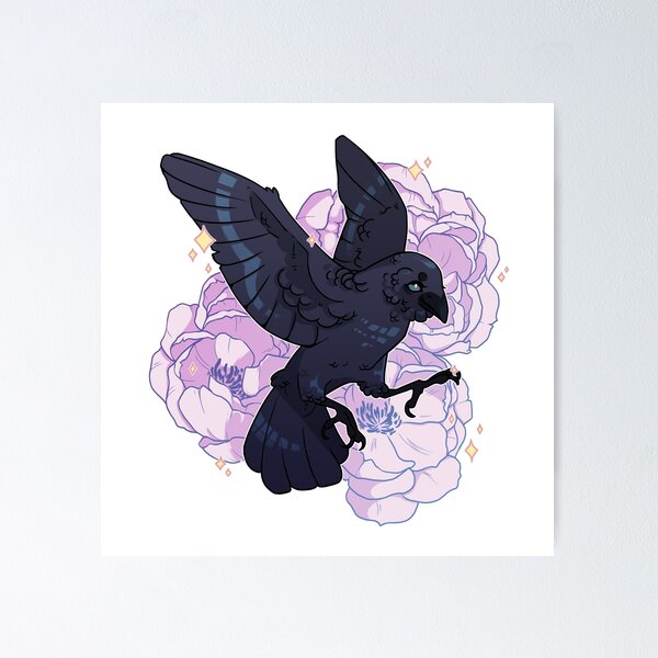 Item preview, Bird Blossom - Peony Crow designed and sold by Clericcrow.