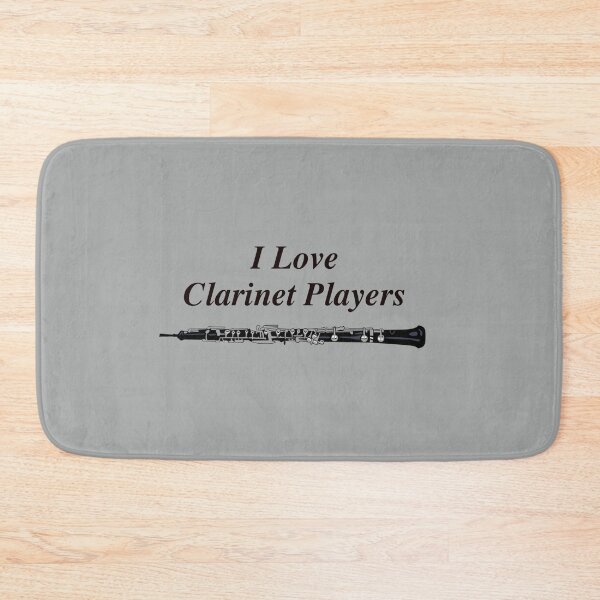Item preview, I Love Clarinet Players - Black design designed and sold by ryanwfraser.