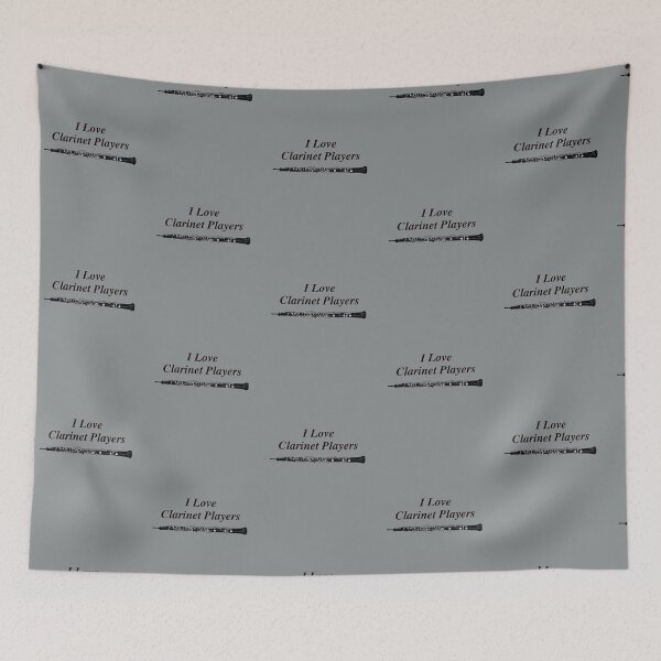 Item preview, I Love Clarinet Players - Black design designed and sold by ryanwfraser.