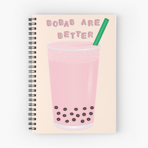 Item preview, Bobas are Better Strawberry Flavored Milk Bubble Tea designed and sold by tandaleah.