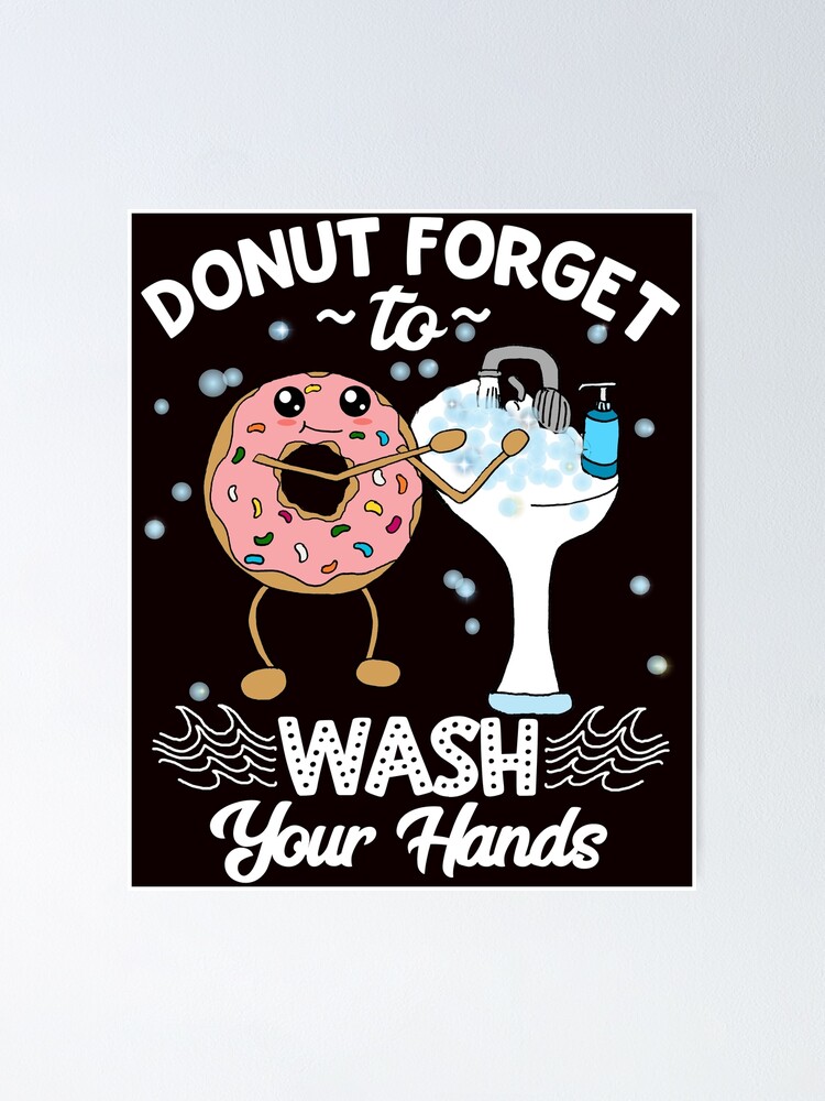 donut pun handwashing