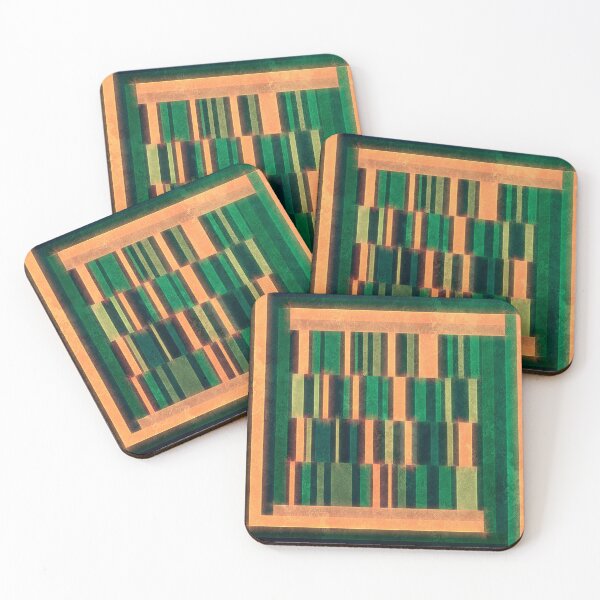 Item preview, Glowing Green and Gold Boxes designed and sold by ChangingLight.