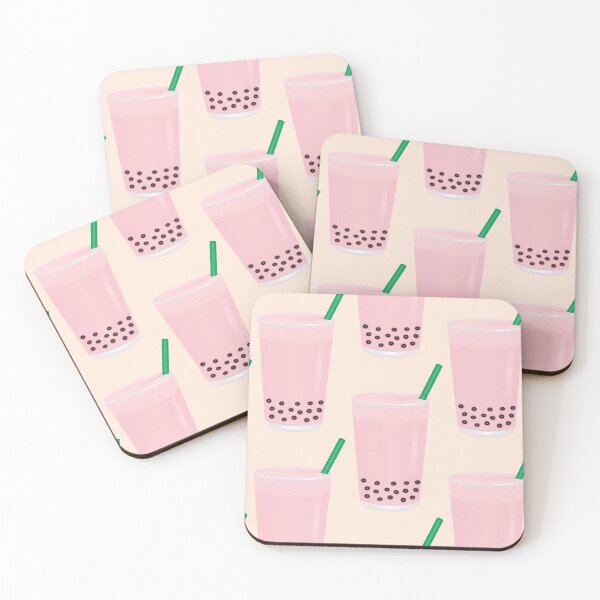 Item preview, Strawberry Flavored Milk Bubble Tea designed and sold by tandaleah.