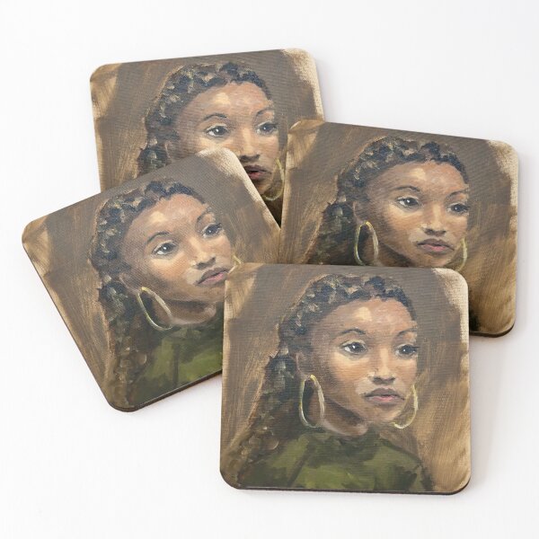 Item preview, Gold and Green Portrait designed and sold by Morgan Crossley.