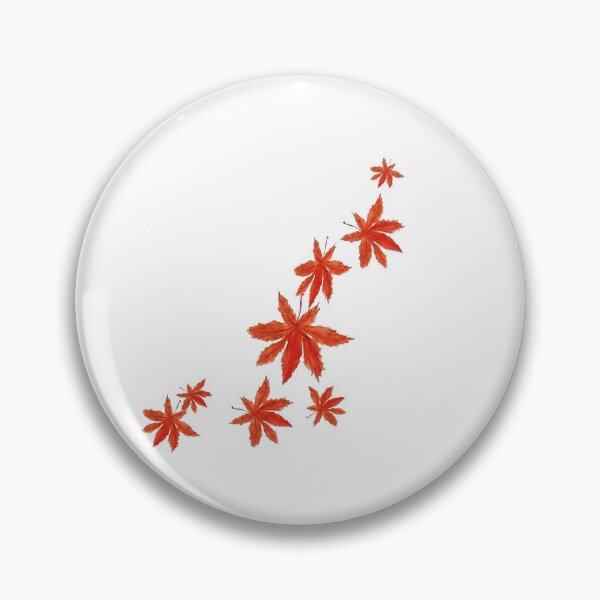 Item preview, falling red maple leaves watercolor painting  designed and sold by SelenePaintings .