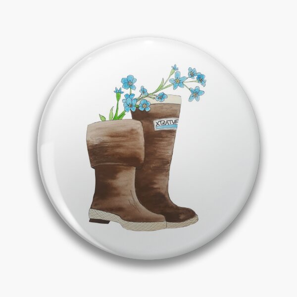 Item preview, Forget me Not Xtratuf Watercolor designed and sold by Krystal  Thomas.