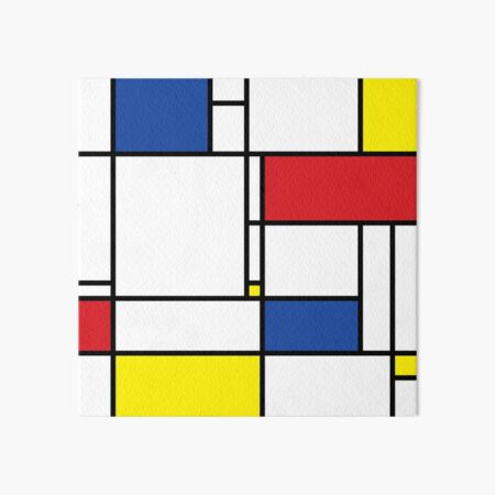 Mondrian Minimalist De Stijl Modern Art I.I © fatfatin Art Board Print