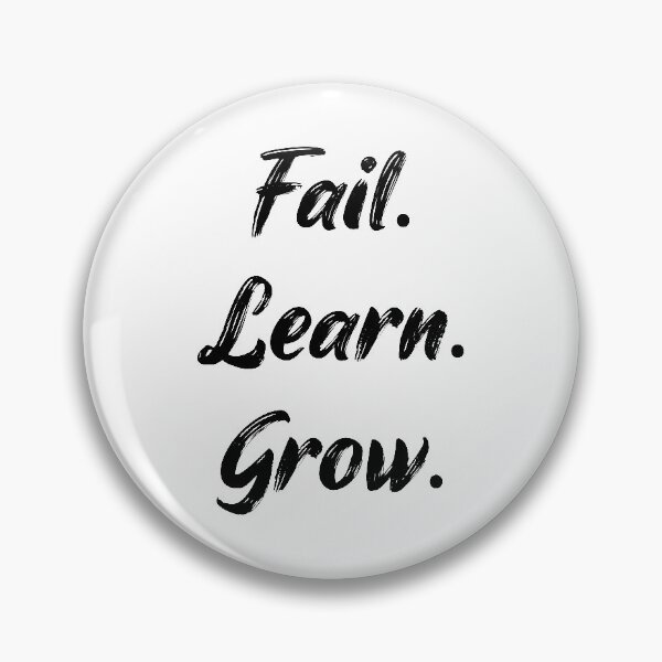 Item preview, Motivational Quote. Fail. Learn. Grow. designed and sold by Happy-Donut.