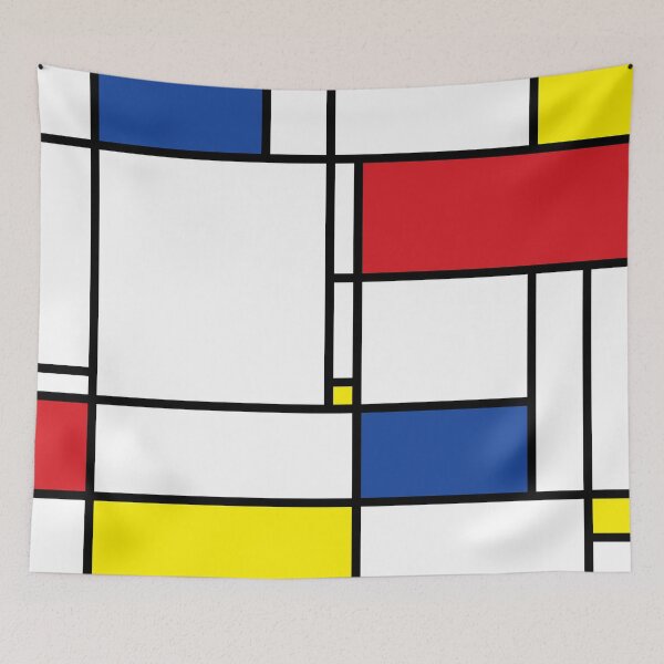 Item preview, Mondrian Minimalist De Stijl Modern Art I.I © fatfatin designed and sold by fatfatin.