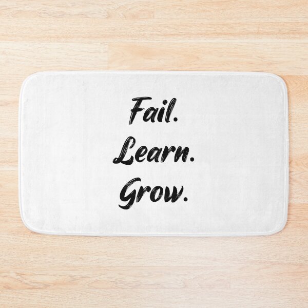 Item preview, Motivational Quote. Fail. Learn. Grow. designed and sold by Happy-Donut.