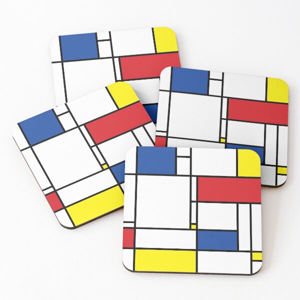 Item preview, Mondrian Minimalist De Stijl Modern Art I.I © fatfatin designed and sold by fatfatin.
