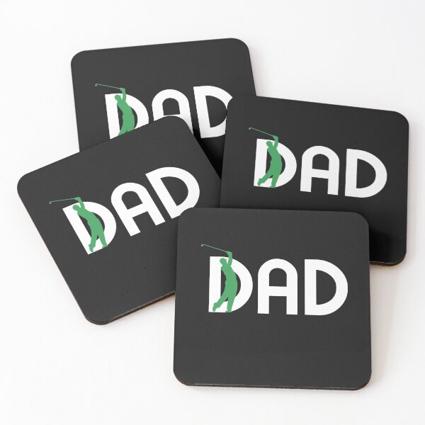 Item preview, Golfing Dad Silhouette Design White Text designed and sold by strengthdesign.