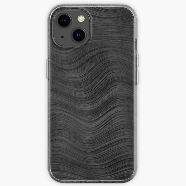 Fine Grain Beskar Steel Ingot - Dark Steel iPhone Soft Case