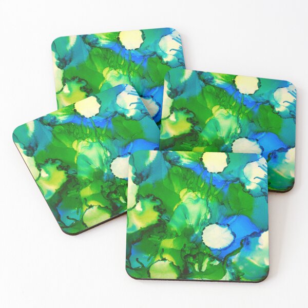 Item preview, blue and green flowers designed and sold by KONH.
