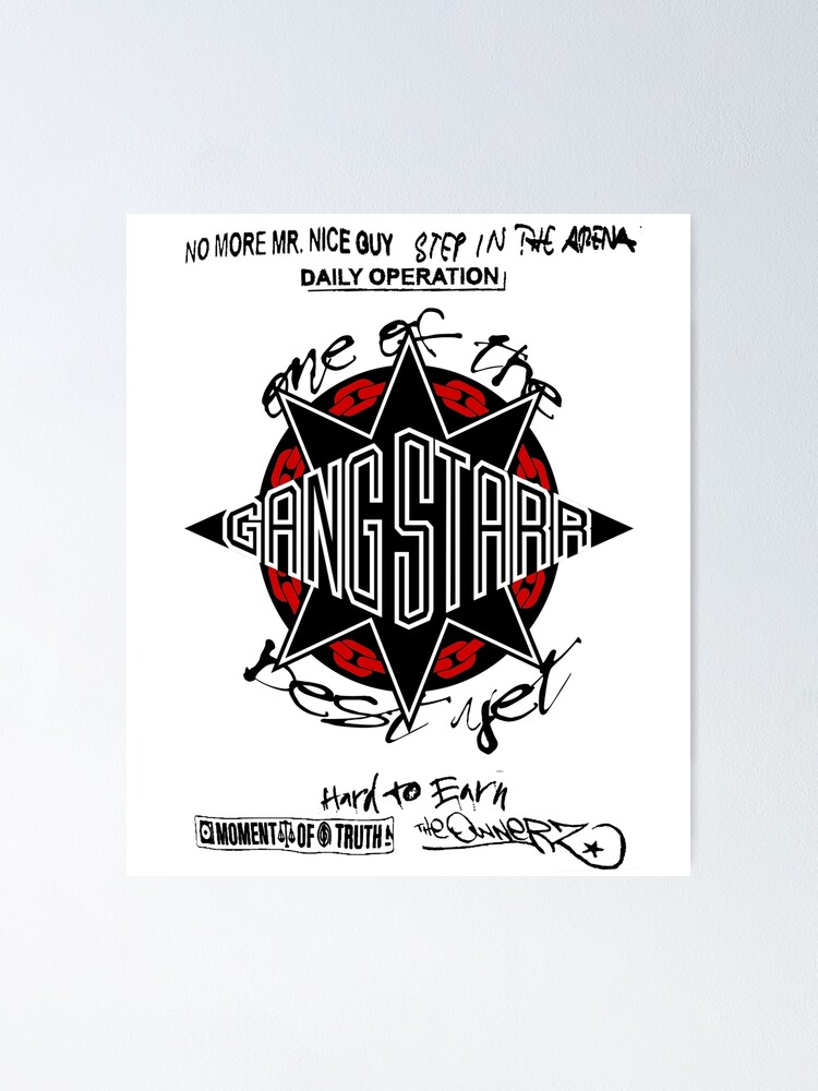 ☆POSTER 当時物☆ / GANG STARR - アート用品