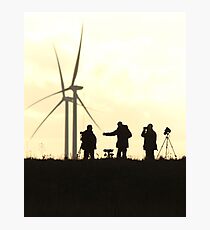 Waiting Birders Photographic Print