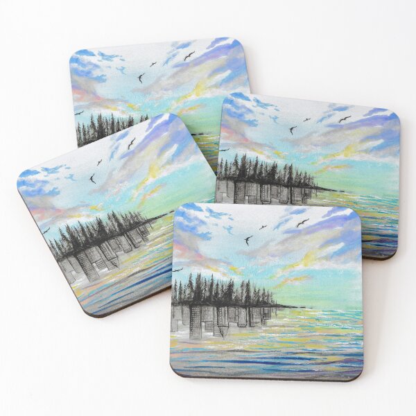 Item preview, The City of Trees Watercolour Design designed and sold by laurenaimee-art.