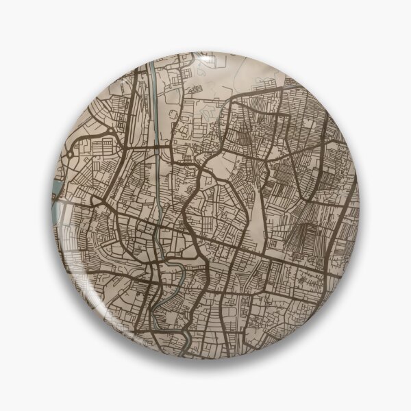 Item preview, Surabaya Sepia Map designed and sold by CPTVDesign.