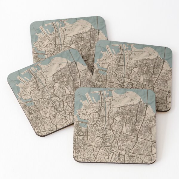Item preview, Surabaya Sepia Map designed and sold by CPTVDesign.