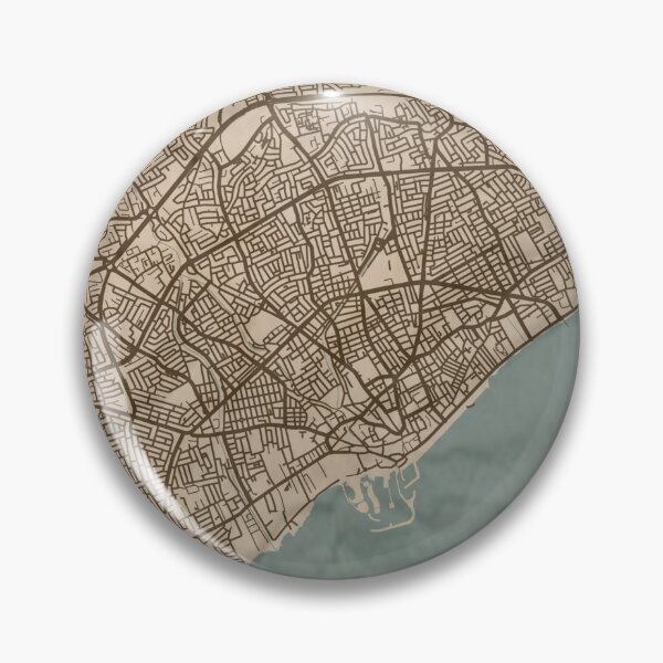 Item preview, Mapa Sepia de Limassol designed and sold by CPTVDesign.