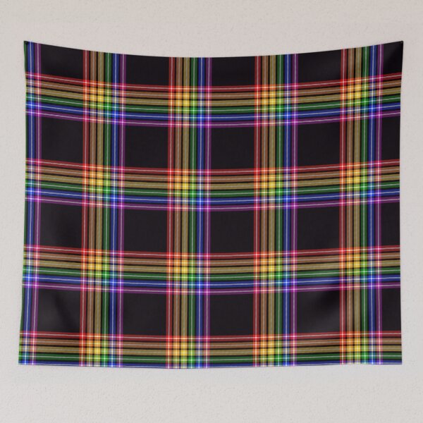Item preview, Rainbow Plaid designed and sold by moorecolinart.