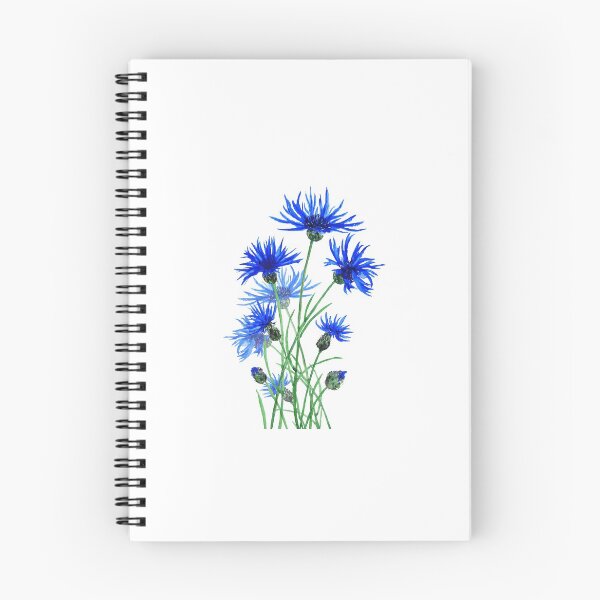 Item preview, blue cornflowers watercolor designed and sold by SelenePaintings .