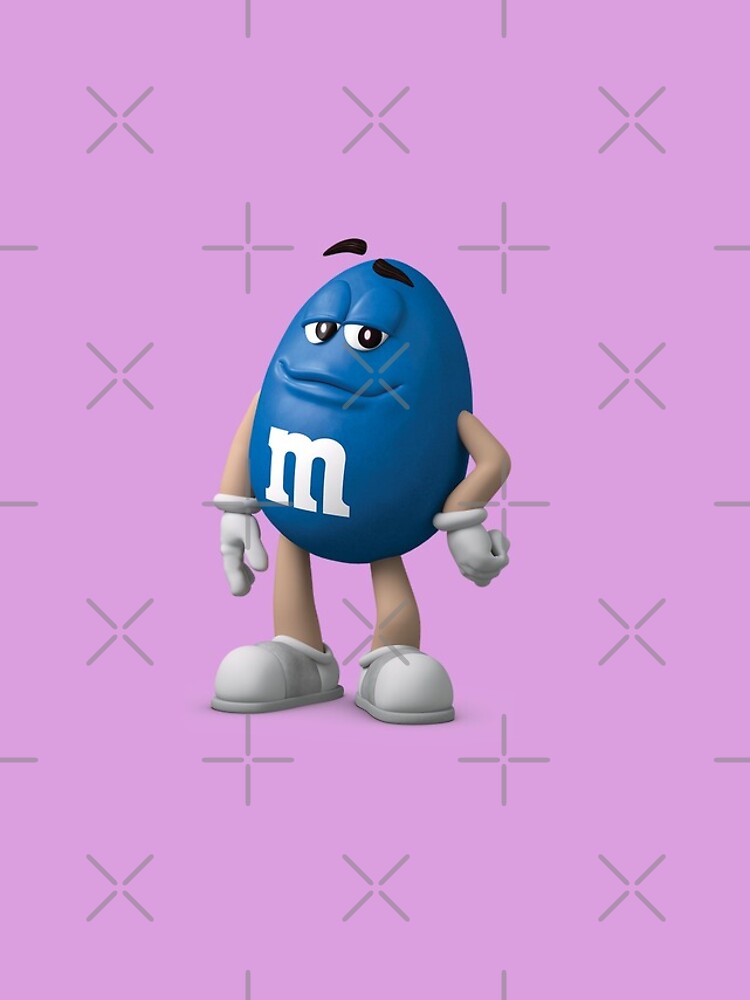 Sexy blue M&M  Sticker for Sale by Lagoonar