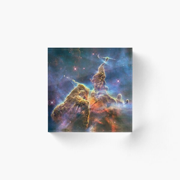Beauty of our Universe. Hubble captures view of Mystic Mountain Acrylic Block