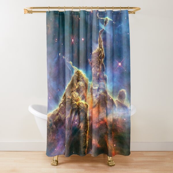 Beauty of our Universe. Hubble captures view of Mystic Mountain Shower Curtain