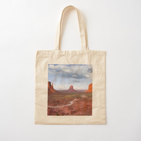 The Mittens and Merrick Butte at Sunset Cotton Tote Bag