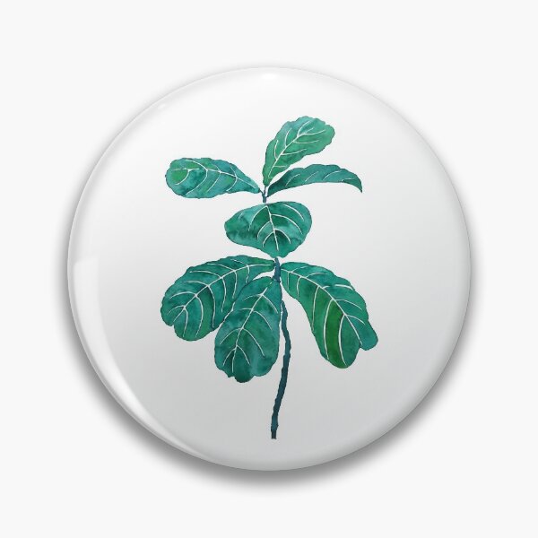 Item preview, hand painted fiddle leaf fig watercolor  designed and sold by ColorandColor.