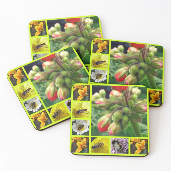 Item preview, Biology Lesson - The Buds And  The Bees Collage designed and sold by BlueMoonRose.