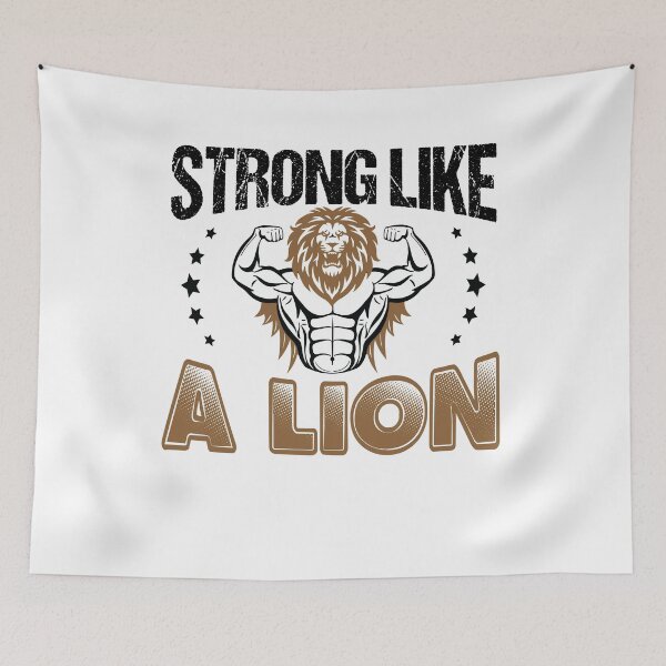 Item preview, STRONG LIKE A LION designed and sold by creativeliberty.