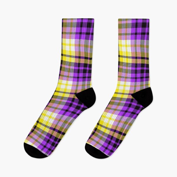 Item preview, Non Binary Pride Plaid designed and sold by moorecolinart.