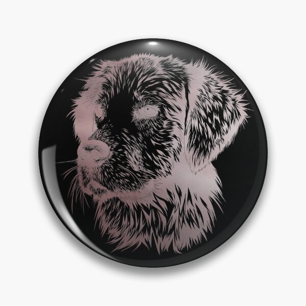 Item preview, Adorable Rose Gold Foil Pup Portrait designed and sold by Amanda-Lakey.