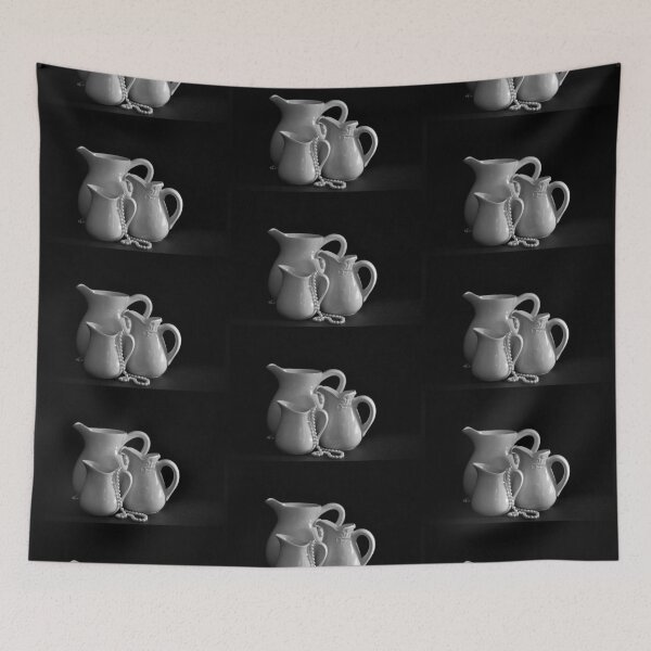 Item preview, Three Pitchers by the Window in B&W designed and sold by Sherry Hallemeier.