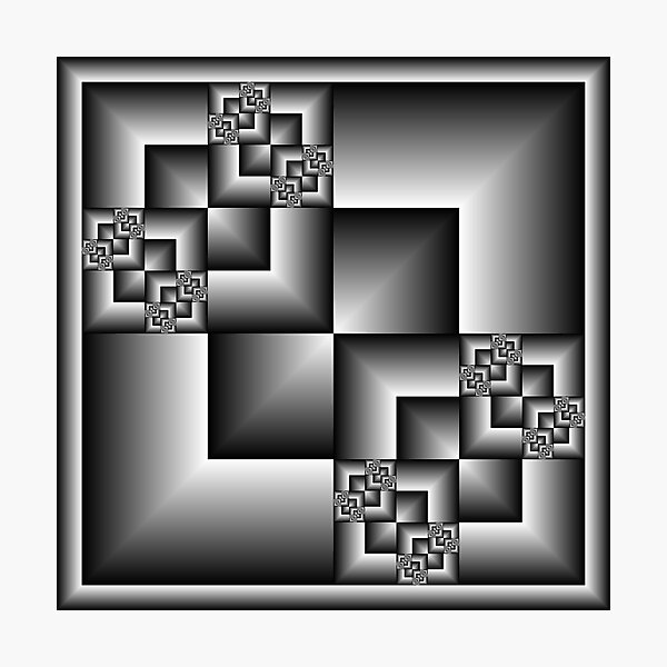 radiant silver Photographic Print