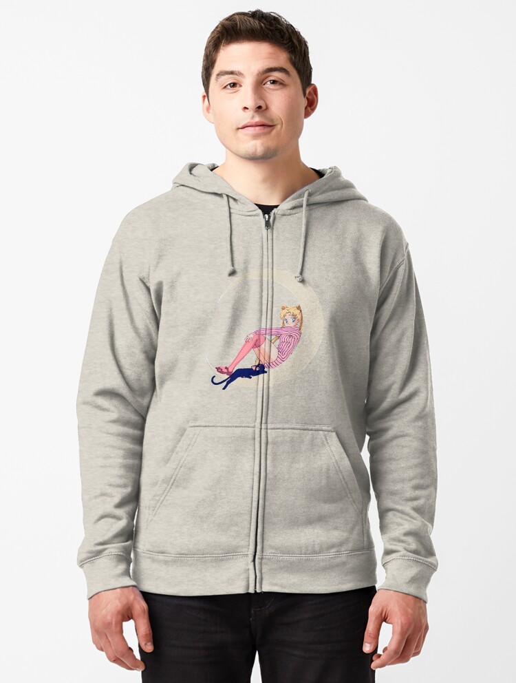 sleepy sailor moon hoodie