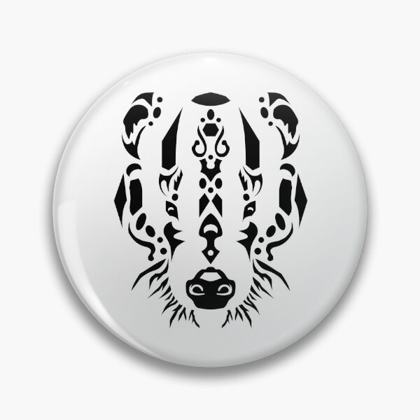 Aperçu de l'œuvre Blaireau tribal créée et vendue par Daniel Bevis Design.