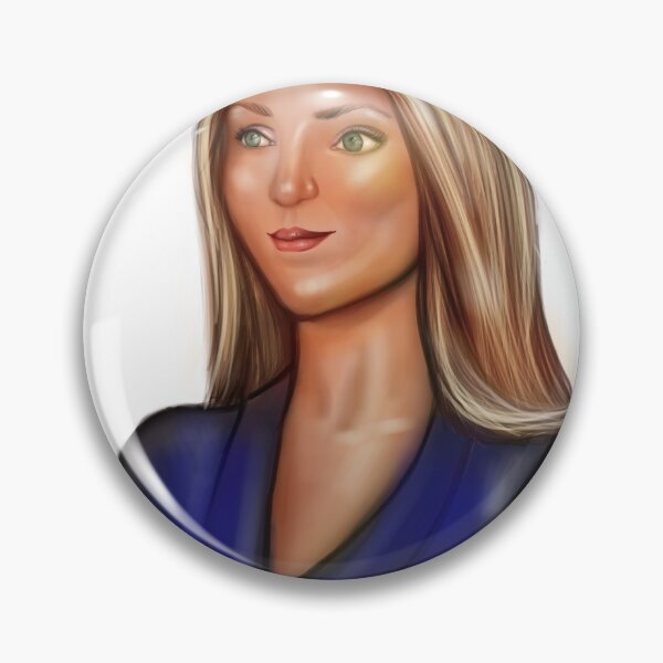 Item preview, Retrato de pintura digital de chica hermosa rubia designed and sold by oanaunciuleanu.
