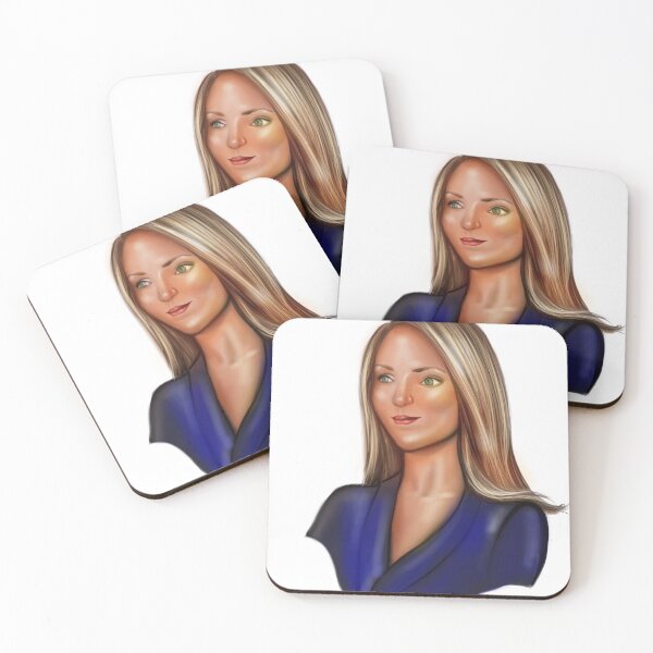 Item preview, Retrato de pintura digital de chica hermosa rubia designed and sold by oanaunciuleanu.