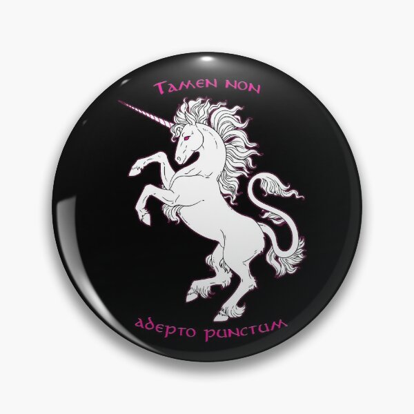 Item preview, Unicorn rampant: tamen non adepto punctum - they still do not get the point. designed and sold by Squirrox.