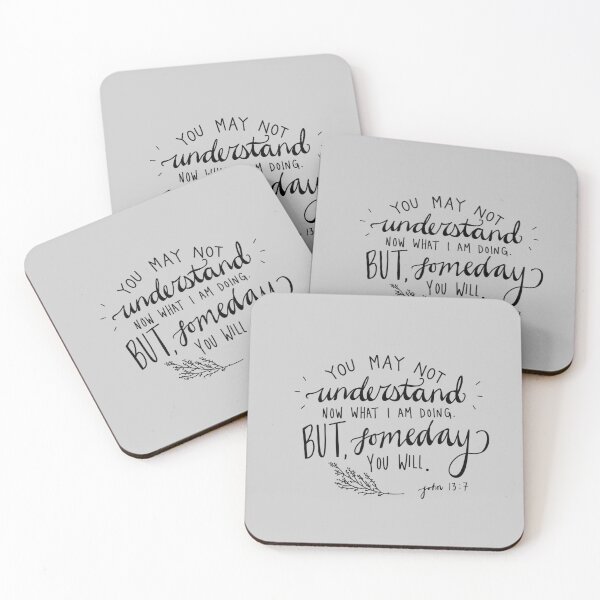 Item preview, JOHN 13:7 Inspirational Bible Verse designed and sold by Jesslynn286.