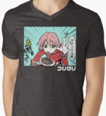 Vespa Woman Men's V-Neck T-Shirt